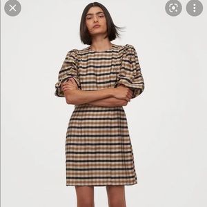 H&M Lyocell-blend Dress in plaid